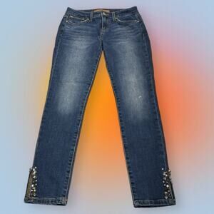 JOE’S JEANS Women’s 24 THE ICON Mid Rise Skinny Ankle Blue Jeans